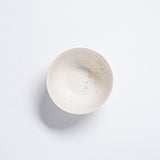 White Stoneware Ceramic Bowls, 6.3", Set of 6