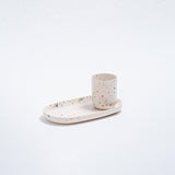 Espresso Stoneware Ceramic Cups, Set of 6