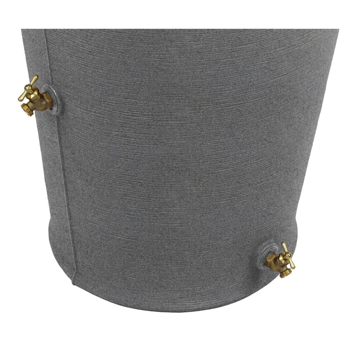 Dark Grey Urn Rain Barrel with Planter Top - 50 Gallon