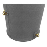 Dark Grey Urn Rain Barrel with Planter Top - 50 Gallon