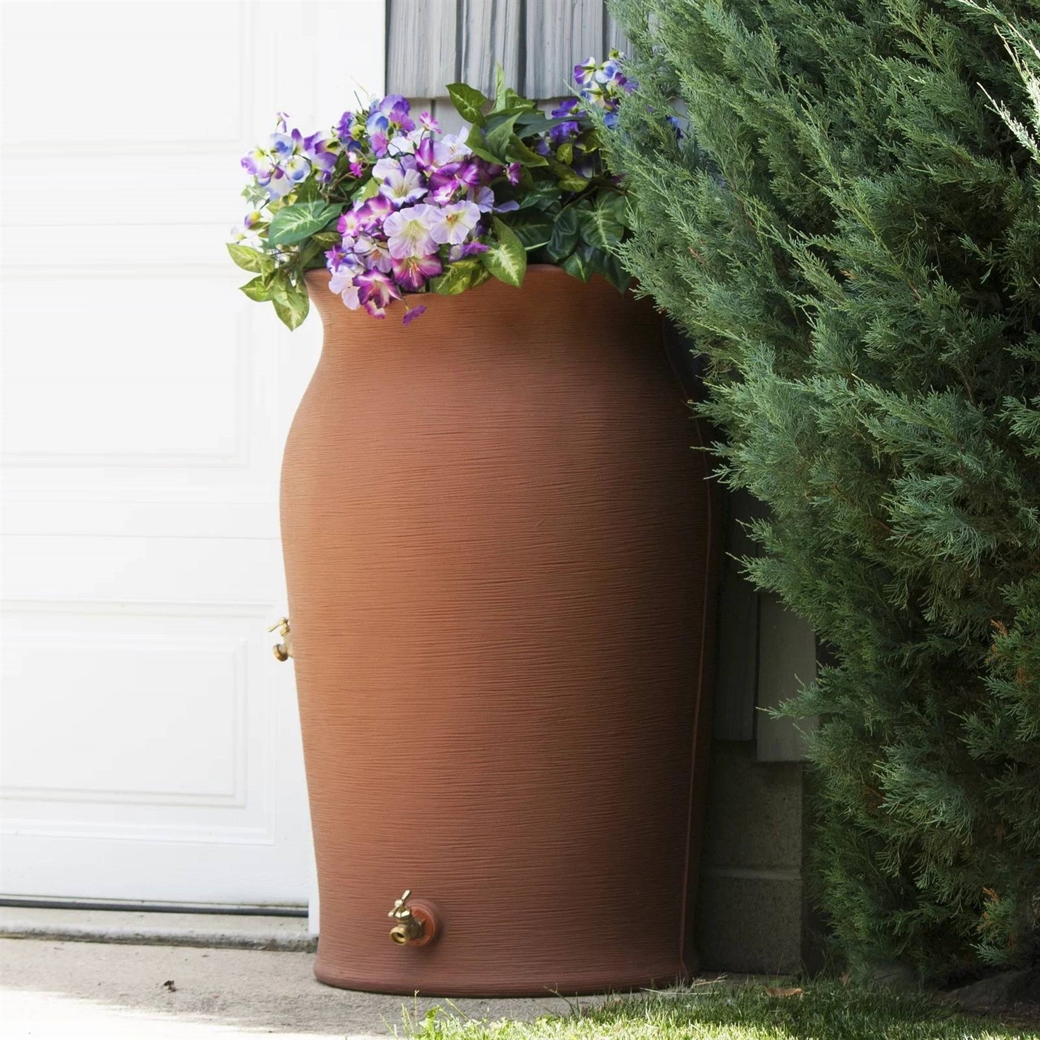 Plow & Hearth Urn Rain Barrel - Thumbnail 2
