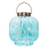Cabin Solar Lantern Handblown Glass, 8"