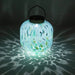 Cabin Solar Lantern Handblown Glass, 8"