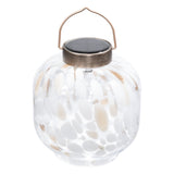 Cabin Solar Lantern Handblown Glass, 8"
