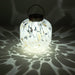 Cabin Solar Lantern Handblown Glass, 8"
