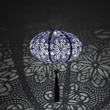Soji Stella - Tassel Oval - 14" Solar Lantern