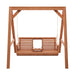 Amish Casual Console Porch Swing with A-Frame Stand