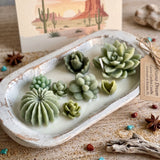Dough Bowl Candle | Soy Wax Bowl Candle | Cactus Candle