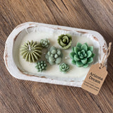 Dough Bowl Candle | Soy Wax Bowl Candle | Cactus Candle