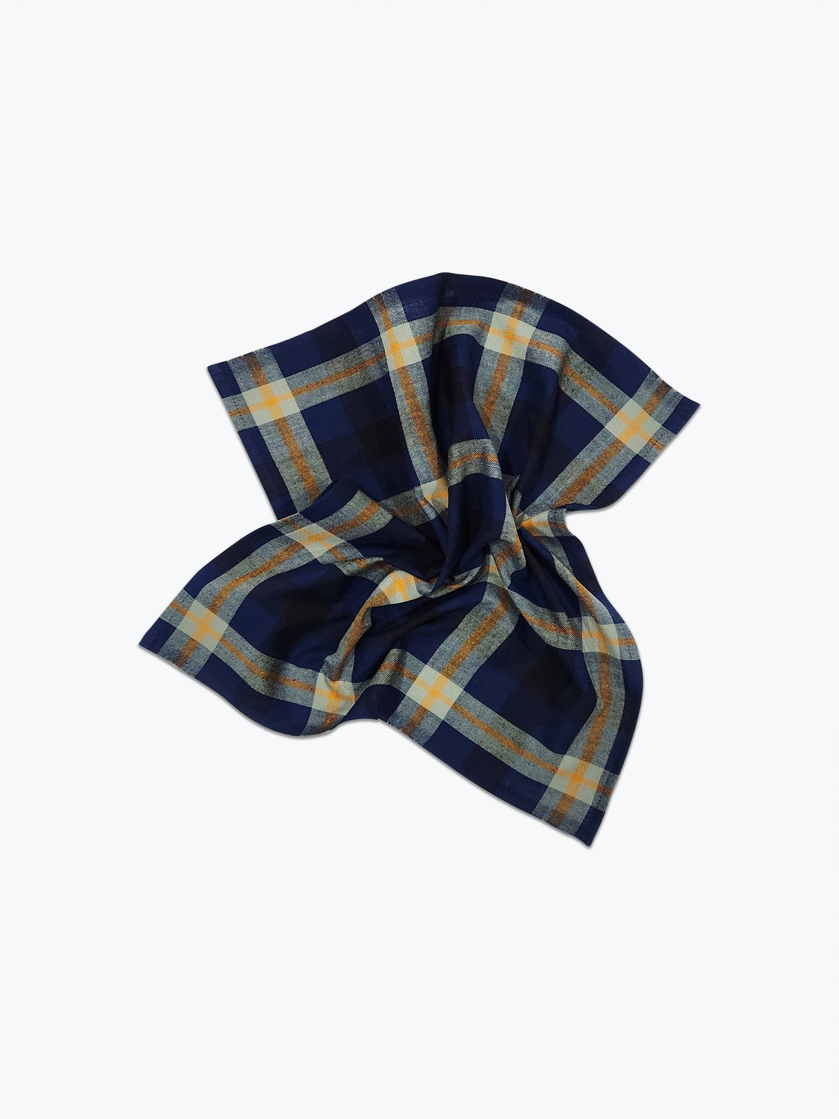 Charleston Plaid Napkin Pair - Azurite
