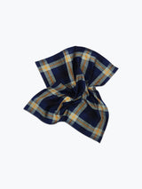 Charleston Plaid Napkin Pair - Azurite