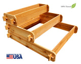 Cedar 3-Tiered Raised Garden Bed