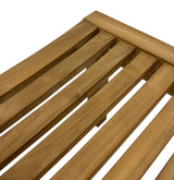 Naples Natural Teak Spa Seating Bench - 47"