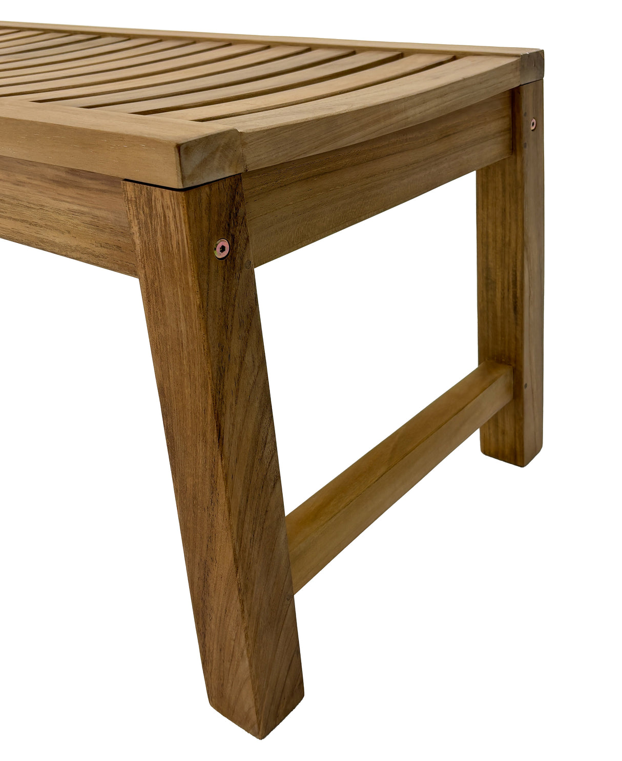 Naples Natural Teak Spa Seating Bench - 47"