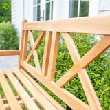 Natural Teak Outdoor Patio and Garden Bench
