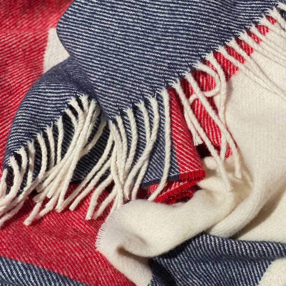 Peace Freedom Lambswool Blanket, 48” x 72”