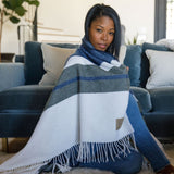 Peace Mother Earth Lambswool Blanket, 48” x 72”