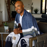 Peace Mother Earth Lambswool Blanket, 48” x 72”