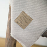 Peace Namaste Lambswool Blanket, 48” x 72”