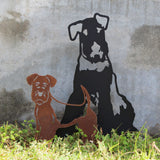 Airedale Terrier Garden Stake