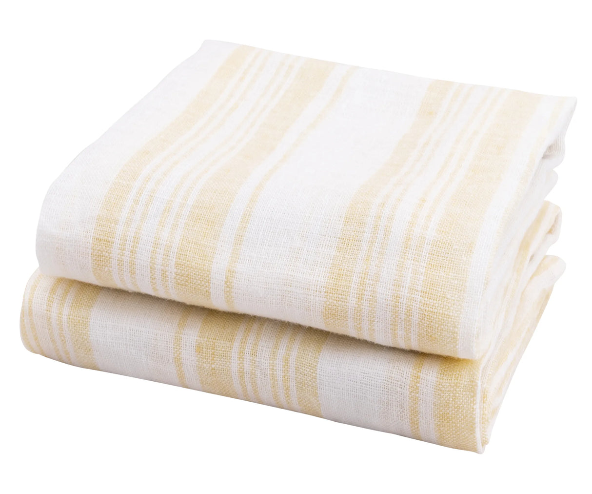 Yellow Kitchen Towels - 100% Linen Towels