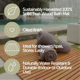 Bel Air Indoor/Outdoor Teak Bath Mat