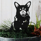 Corgi Garden Stake