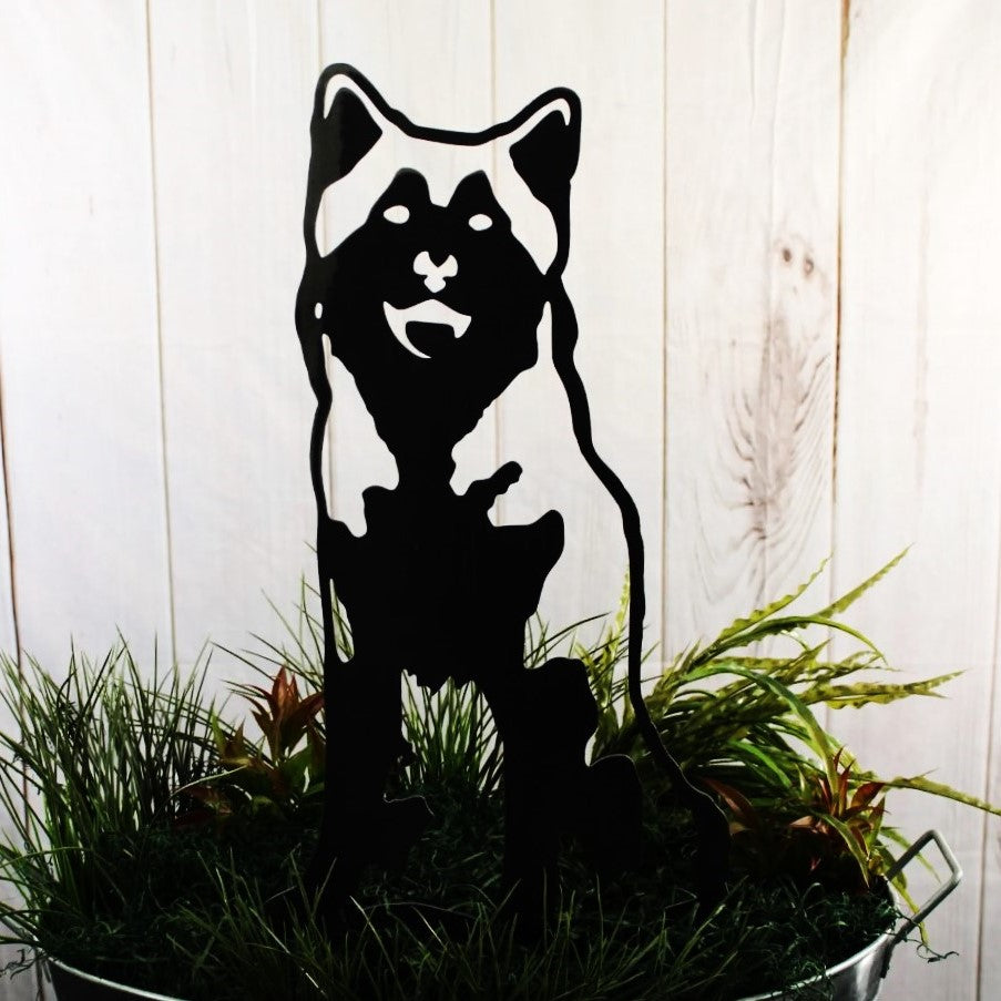 Alaskan Malamute Garden Stake
