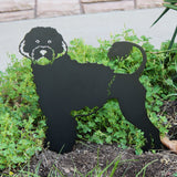 Portuguese Water Dog Garden Stake