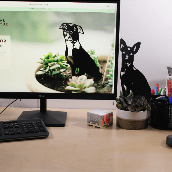 Chihuahua Garden Stake