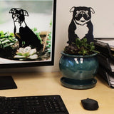 English Bulldog Garden Stake