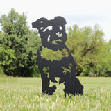 Schnauzer Garden Stake