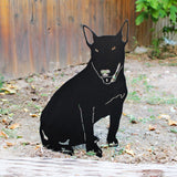 Bull Terrier Garden Stake