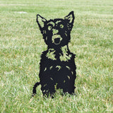 Yorkshire Terrier Garden Stake