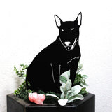 Bull Terrier Garden Stake