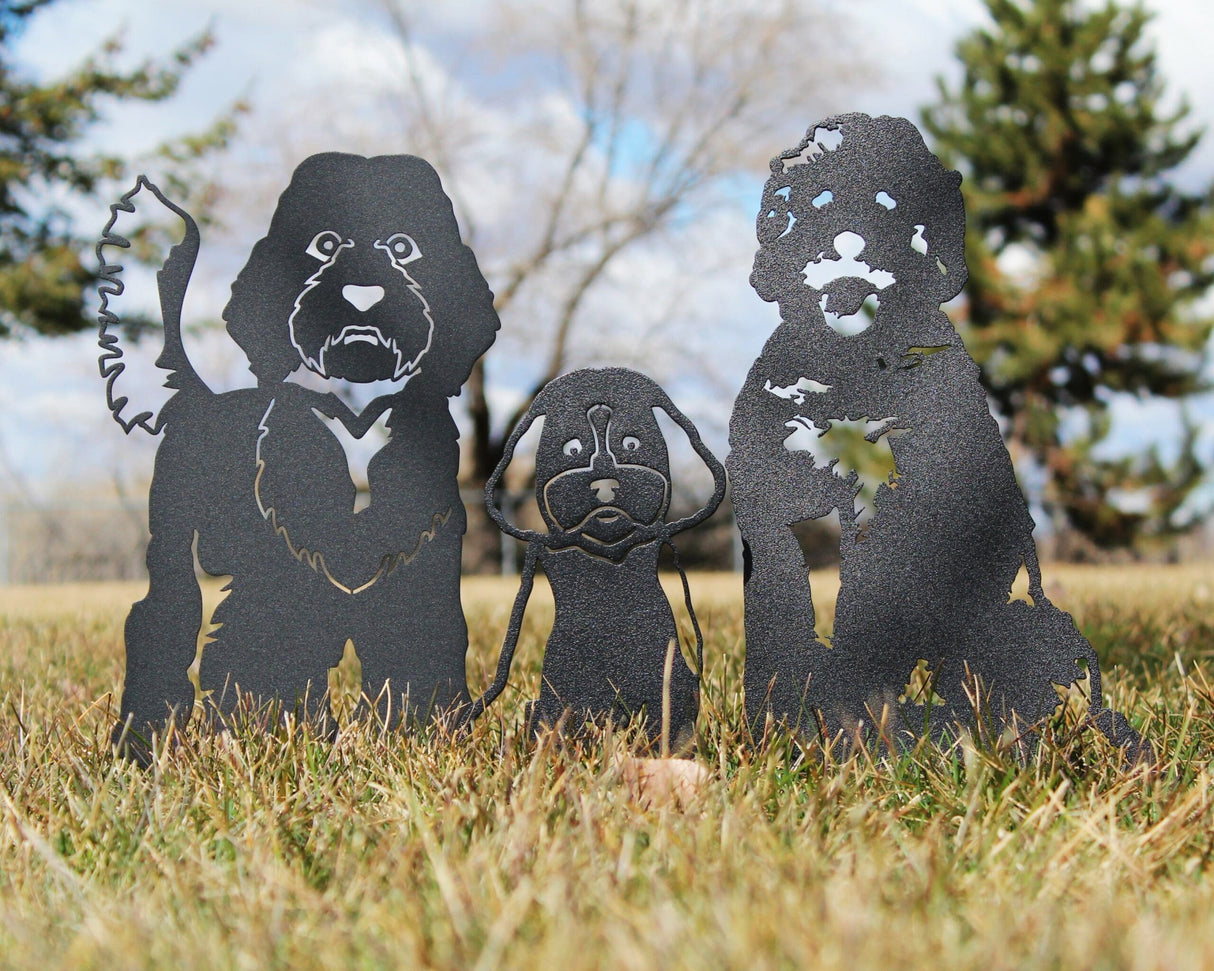 Maltipoo Garden Stake