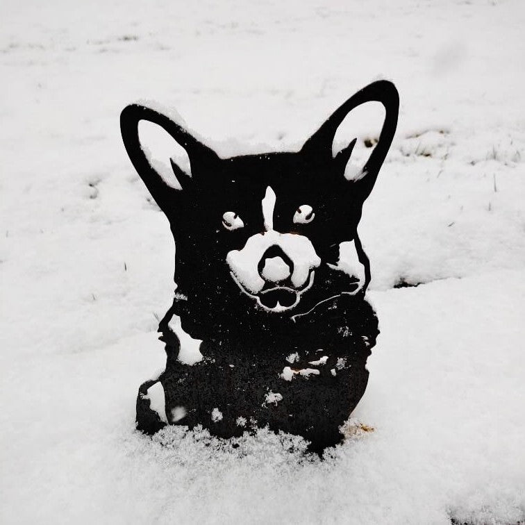 Corgi Garden Stake