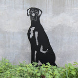 Great Dane Garden Stake