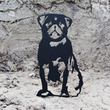 Pug Garden Stake