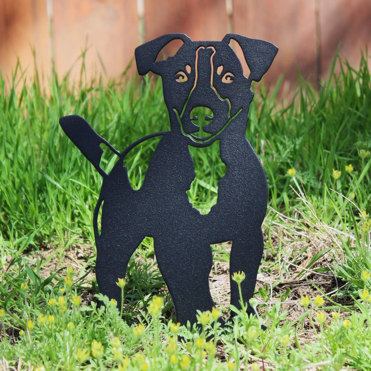 Jack Russell Terrier Garden Stake
