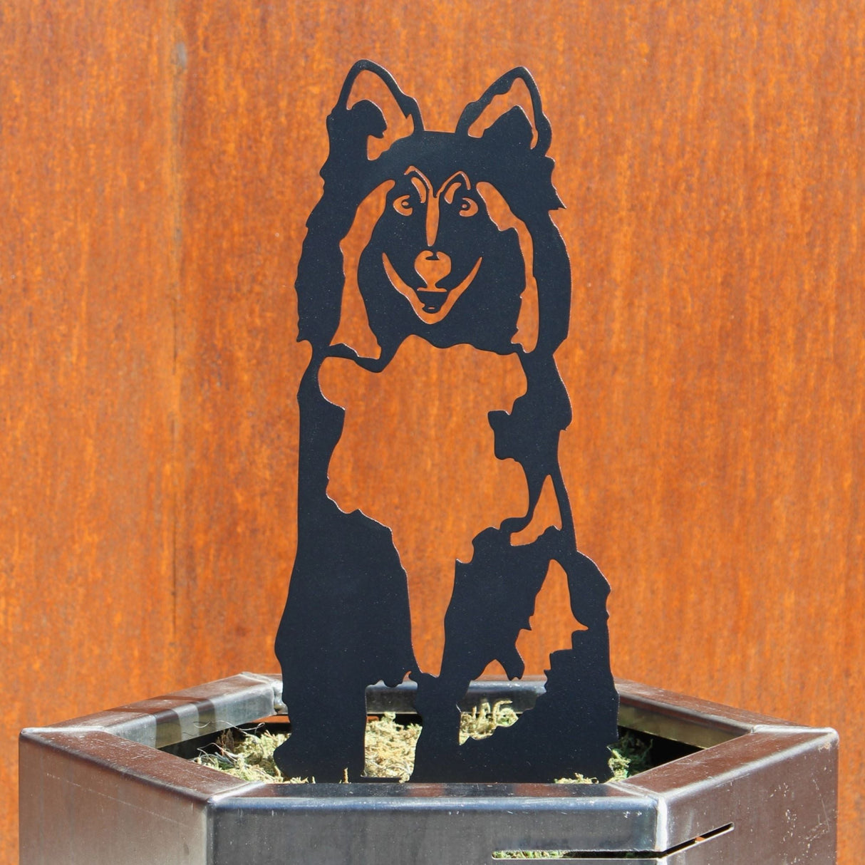 Shetland Sheepdog Garden Stake