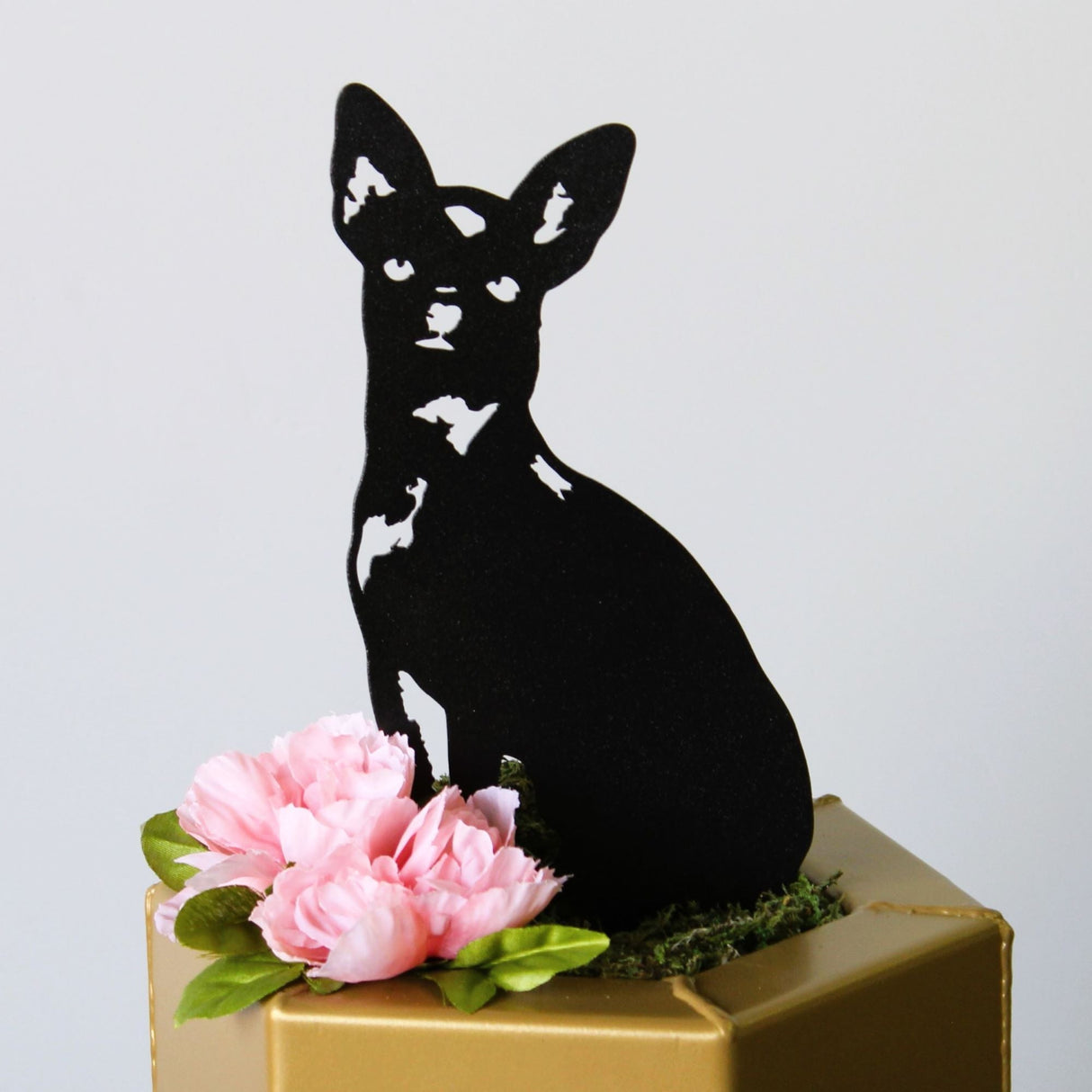 Chihuahua Garden Stake