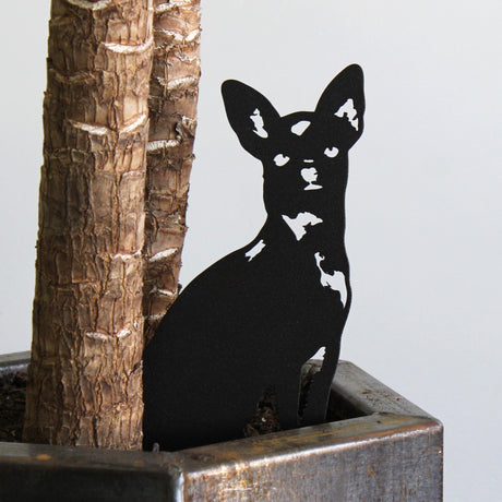 Chihuahua Garden Stake
