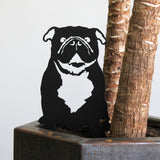 English Bulldog Garden Stake
