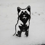 Alaskan Malamute Garden Stake