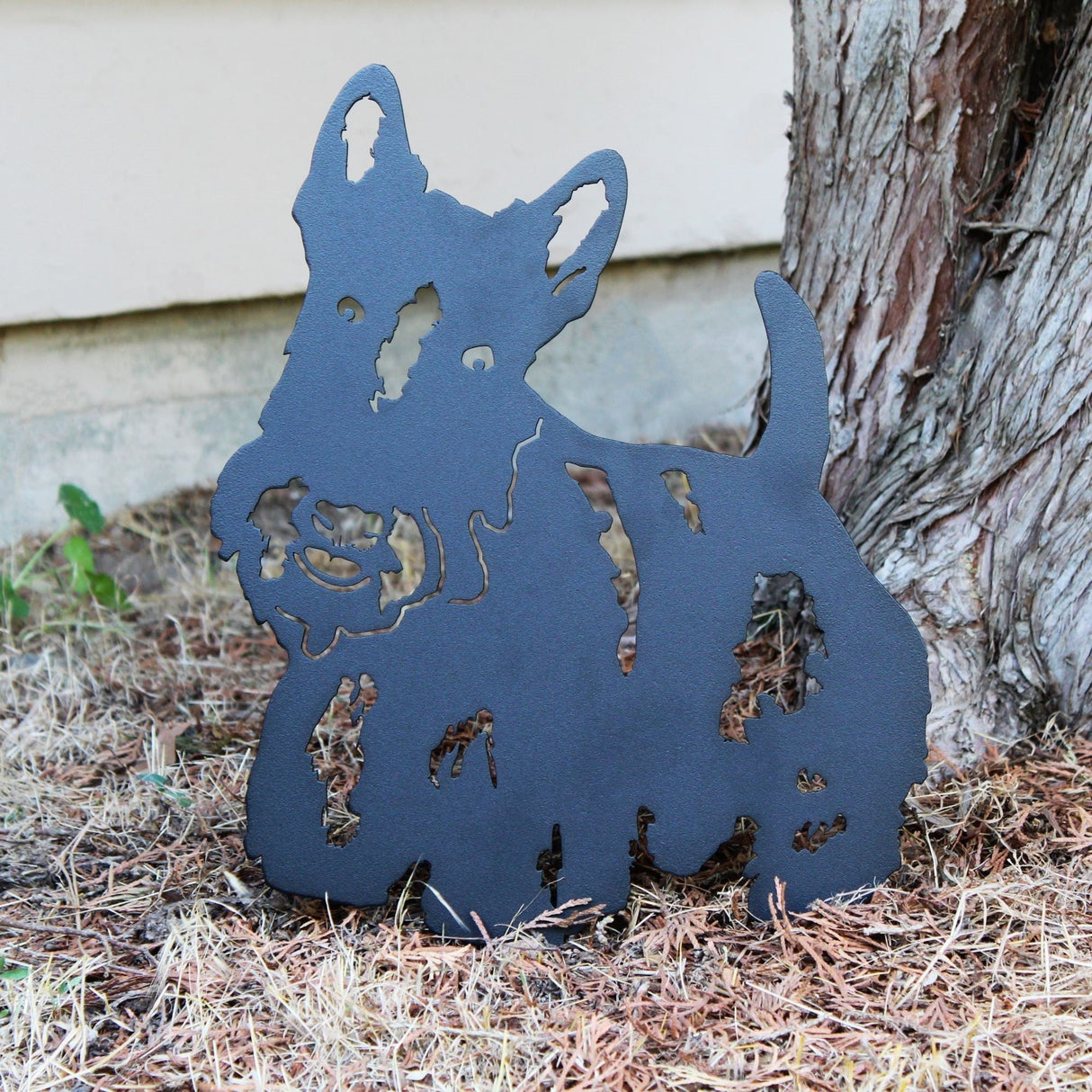 Scottish Terrier Garden Stake