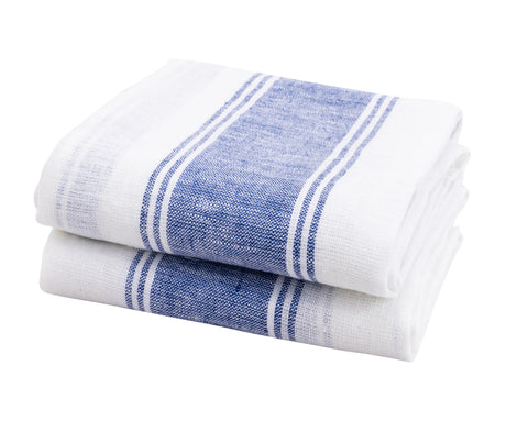 Urban Stripe Kitchen Towels, Blue