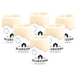 Ivory Pure Beeswax Pillar Candles