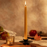 Beeswax Taper Candles - Hand-Dipped - 1 Pair