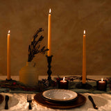 Beeswax Taper Candles - Hand-Dipped - 1 Pair